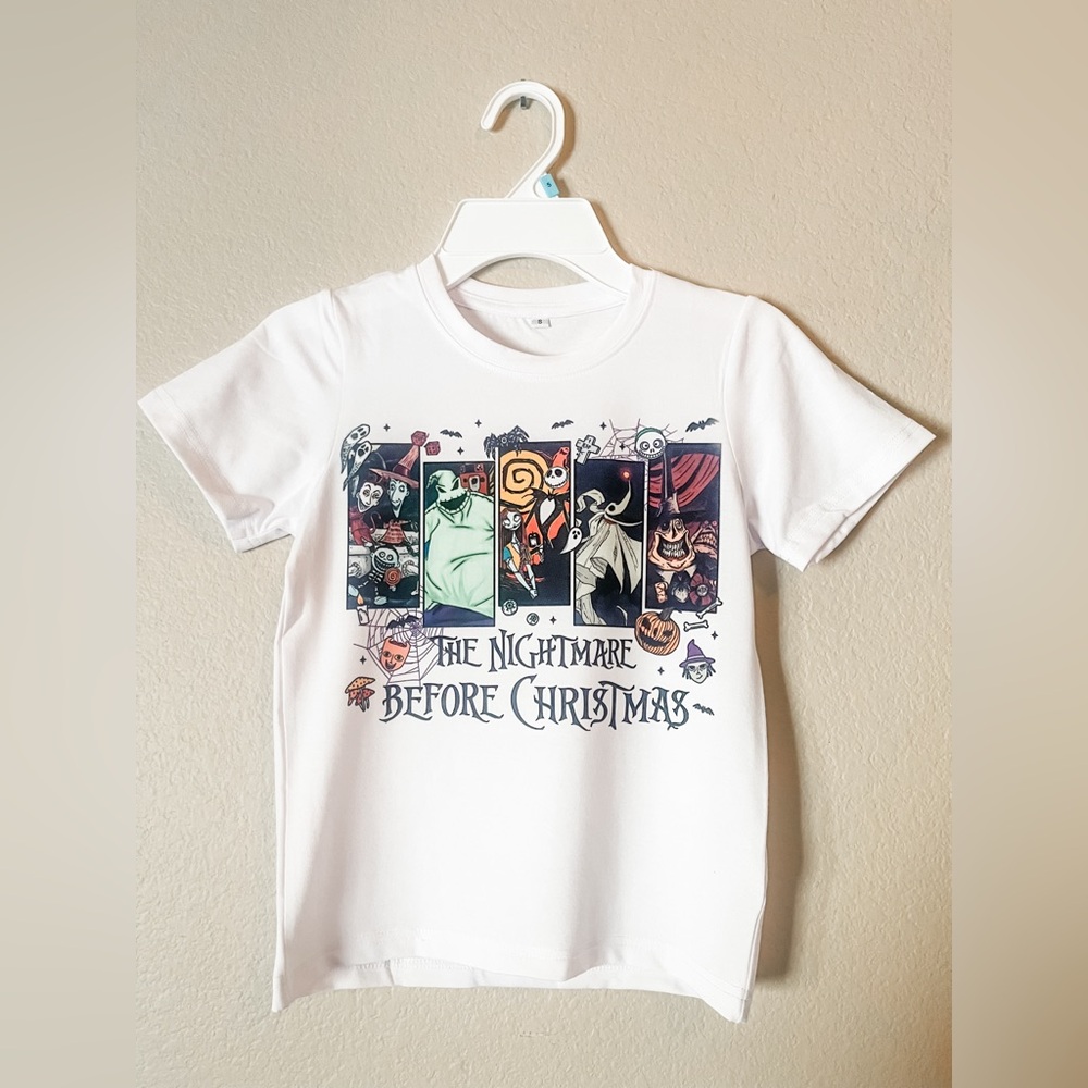 Cricut Kids White The Nightmare Before Christmas T-Shirt